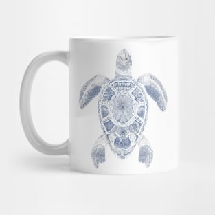 Adorable Light Turtle Illustration for Nature Lovers Mug